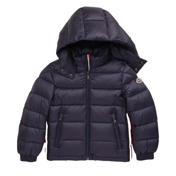 Moncler Other - Moncler Kids' Gastonet Water Resistant Down Puffer Jacket Navy 12 Years NWT